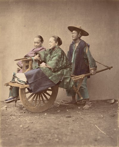 Schubkarre, 1870er Jahre von Baron Raimund von Stillfried