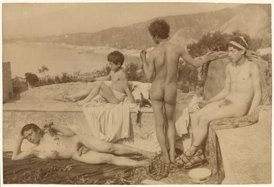Sizilianische Jungen von Baron Wilhelm von Gloeden