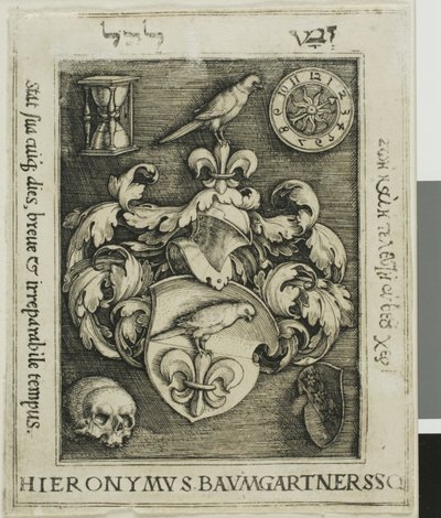 Exlibris von Hieronymus Baumgärtner von Barthel Beham