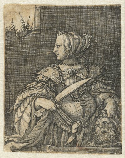 Judith mit dem Kopf von Holofernes und Schwert von Barthel Beham