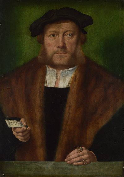 Porträt eines Mannes, ca. 1533-1534 von Bartholomaeus Bruyn