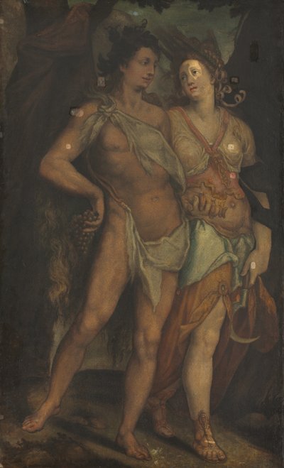 Ceres und Bacchus von Bartholomaeus Spranger