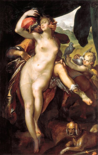 Venus und Adonis von Bartholomaeus Spranger