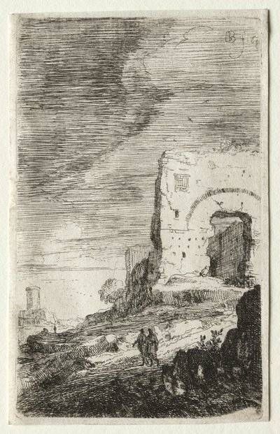 Die Bäder von Caracalla von Bartholomeus Breenberg