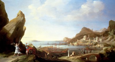 Bileam und seine Eselin von Bartholomeus Breenbergh