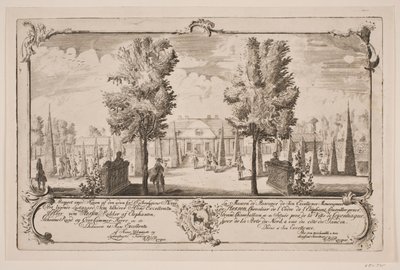 Blågård außerhalb von Nørreport von Bartholomæus Roque
