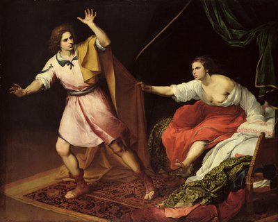 Joseph und die Frau des Potiphar von Bartolomé Esteban Murillo