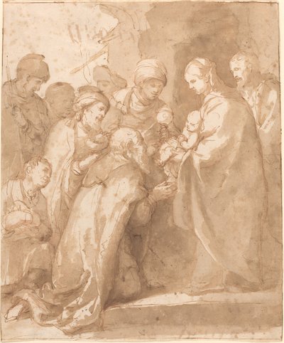 Die Anbetung der Heiligen Drei Könige von Bartolomé Esteban Murillo