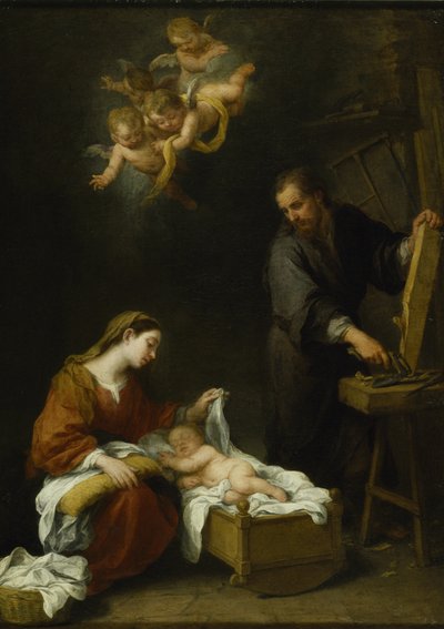 Die Heilige Familie von Bartolomé Esteban Murillo