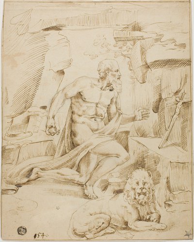 Heiliger Hieronymus von Bartolomeo Passarotti