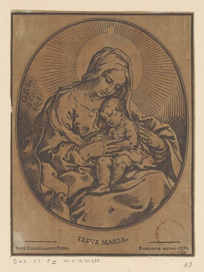 Maria mit dem Christuskind von Bartolommeo Coriolano