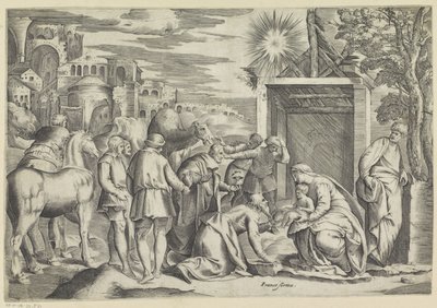 Anbetung der Könige von Battista Franco