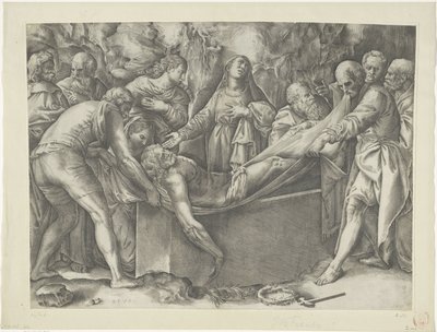 Grablegung von Battista Franco