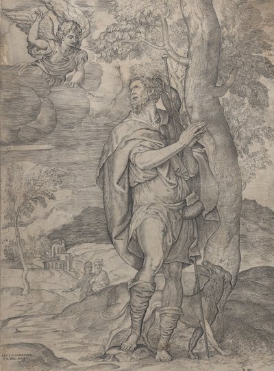 Heiliger Rochus von Battista del Moro