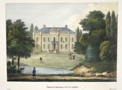 Schloss Hemmen, ca. 1895 von Belgian School