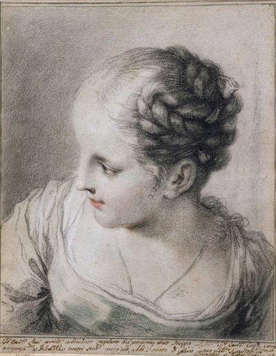 Kopf eines Mädchens von Benedetto Luti