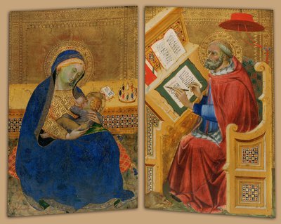 Madonna der Demut und St. Hieronymus von Benedetto di Bindo