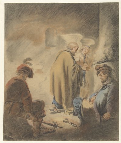 Petrus aus dem Gefängnis befreit von Benjamin Gerritsz Cuyp