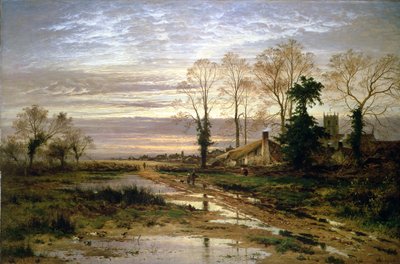 February Fill Dyke, 1881 von Benjamin Williams Leader