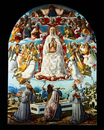 Die Himmelfahrt der Jungfrau Maria von Benvenuto di Giovanni
