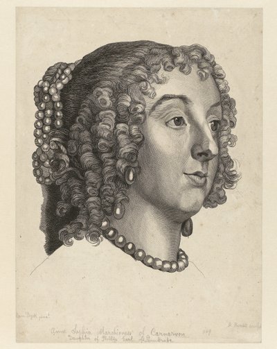 Porträt von Anna Sophia von Carnarvon von Bernard Baron