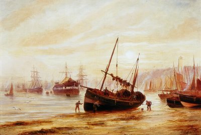 Meereslandschaft - Mündung des Tyne von Bernard Benedict Hemy