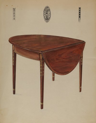 Pembroke-Tisch (Klappblatt) von Bernard Gussow