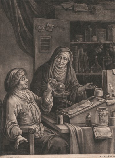 Ein Apotheker von Bernard Lens