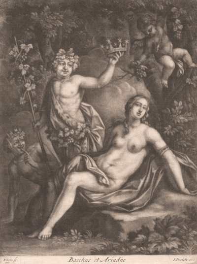 Bacchus und Ariadne von Bernard Lens