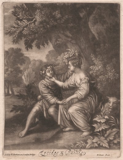 Lycidas und Phillis von Bernard Lens
