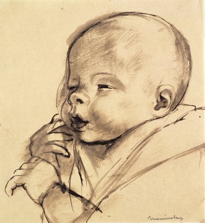 Ein Baby von Bernard Meninsky