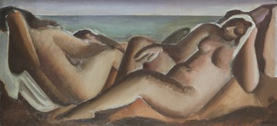 Badende ruhen sich aus von Bernard Meninsky