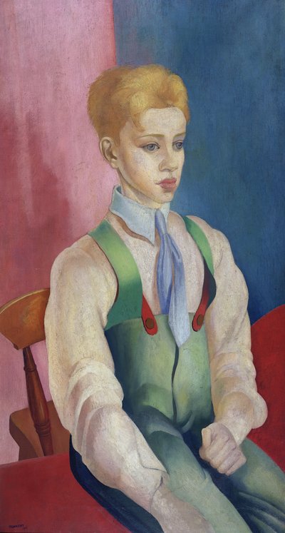 Porträt eines Jungen von Bernard Meninsky