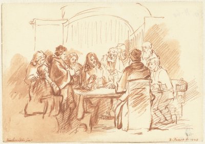 Christus mit den Jüngern am Tisch von Bernard Picart