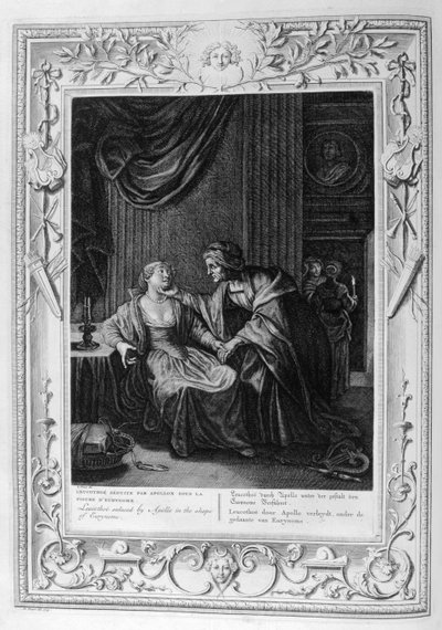 Leukothoe wird von Apollo verführt von Bernard Picart