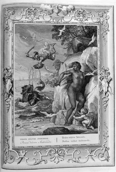 Perseus rettet Andromeda von Bernard Picart