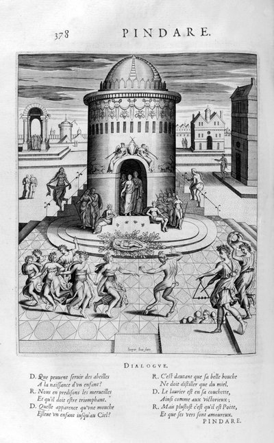 Pindar, 1615 von Bernard Picart