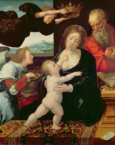 Die Heilige Familie von Bernard van Orley