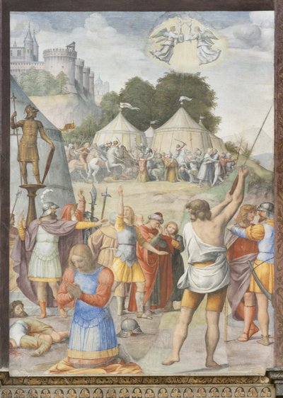 Martyrium des Heiligen Mauritius von Bernardino Luini