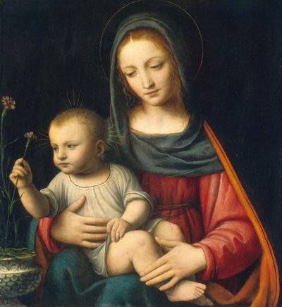 Die Madonna der Nelke von Bernardino Luini