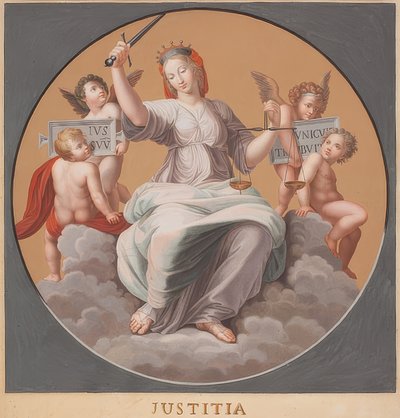 Justiz (Stanze della Segnatura) von Bernardino Nocchi