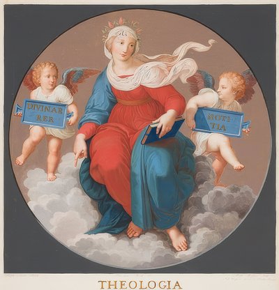 Theologie (Stanze della Segnatura) von Bernardino Nocchi