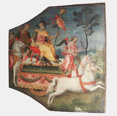 Triumph eines Kriegers von Bernardino Pinturicchio