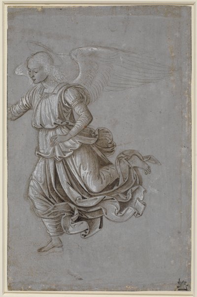 Studie eines fliegenden Engels von Bernardino di Betto Pinturicchio