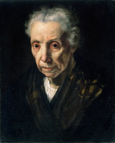 Kopf einer alten Frau von Bernardo Strozzi