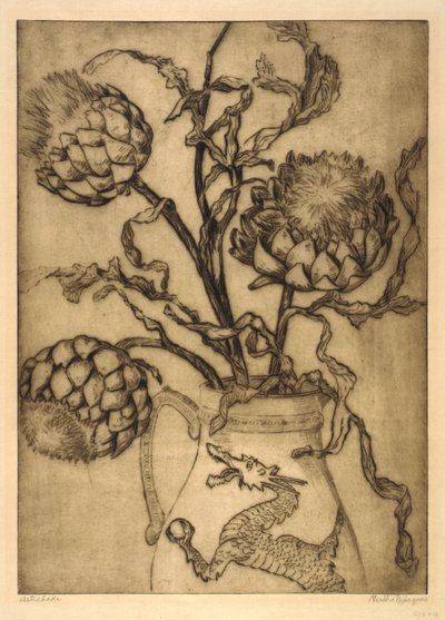Artischocke von Bertha E. Jaques