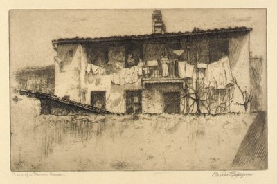 Rückseite eines römischen Hauses von Bertha E. Jaques