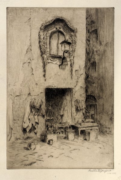Lumpensammlerladen, Florenz von Bertha E. Jaques