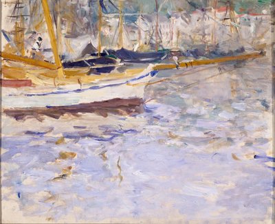 Der Hafen von Nizza von Berthe Morisot