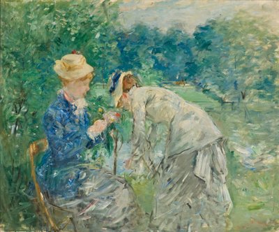 Im Bois de Boulogne, ca. 1875-9 von Berthe Morisot
